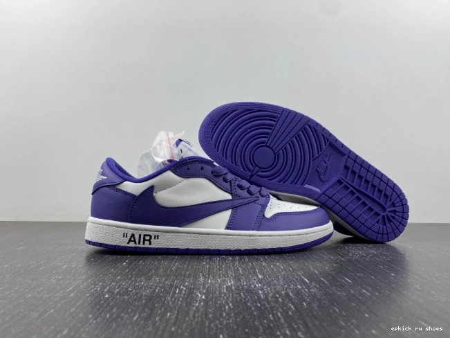 Cheap OFF-WHITE AIR SCOTT JORDAN CUSTOM X TRAVIS 1 X DM7890-386 0804